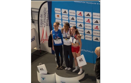 Odeline Lafontant, championne de France du 400m en salle!!!